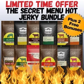 🤫 Secret Menu Hot Jerky Bundle   2 FREE Bonuses!
