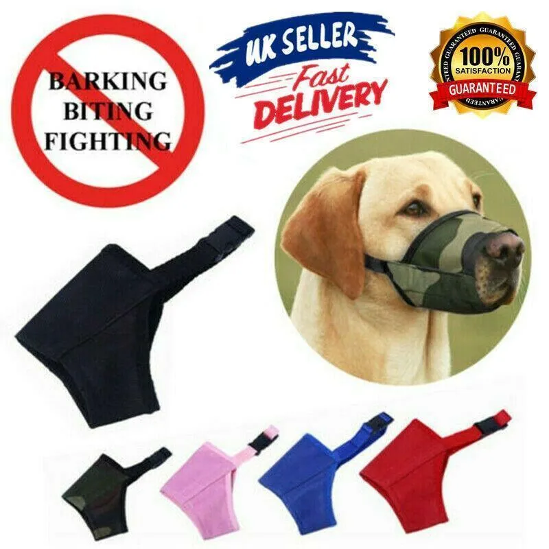 Adjustable Anti Bite Bark Dog safety muzzle