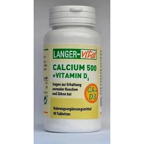 CALCIUM 500mg, D3 10mcg tablets