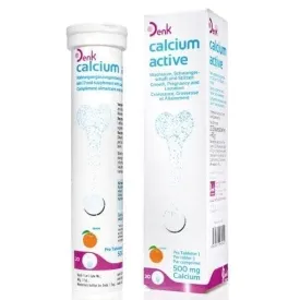 CALCIUM ACTIVE, calcium carbonate 500 mg effervescent tablets