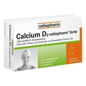CALCIUM D3-ratiopharm forte, calcium carbonate, cholecalciferol, vitamin D3