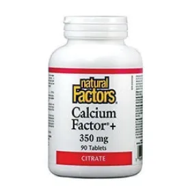 Calcium Factor   (citrate) 350 mg x 90 tablets