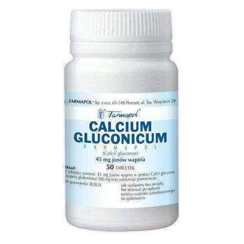 CALCIUM gluconicum x 50 tablets, calcium gluconate