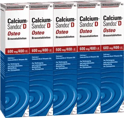 CALCIUM SANDOZ D Osteo, calcium carbonate, colecalciferol