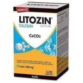 Calcium tablets, calcium supplements, Litozin Calcium x 120 tablets
