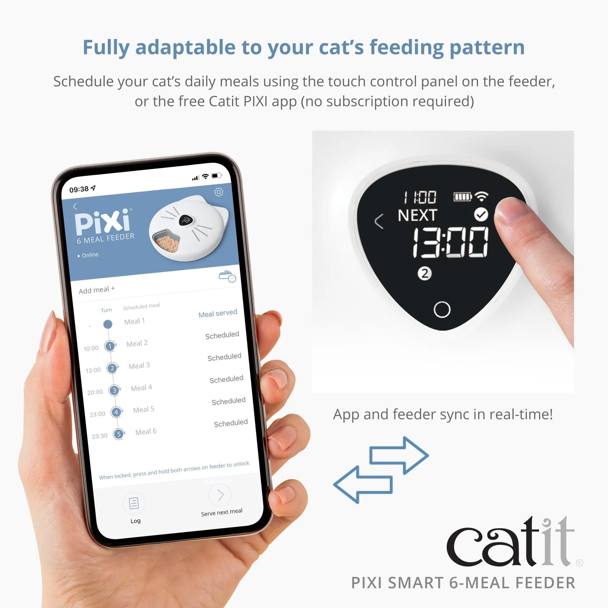 CATIT PIXI Smart 6-Meal Feeder