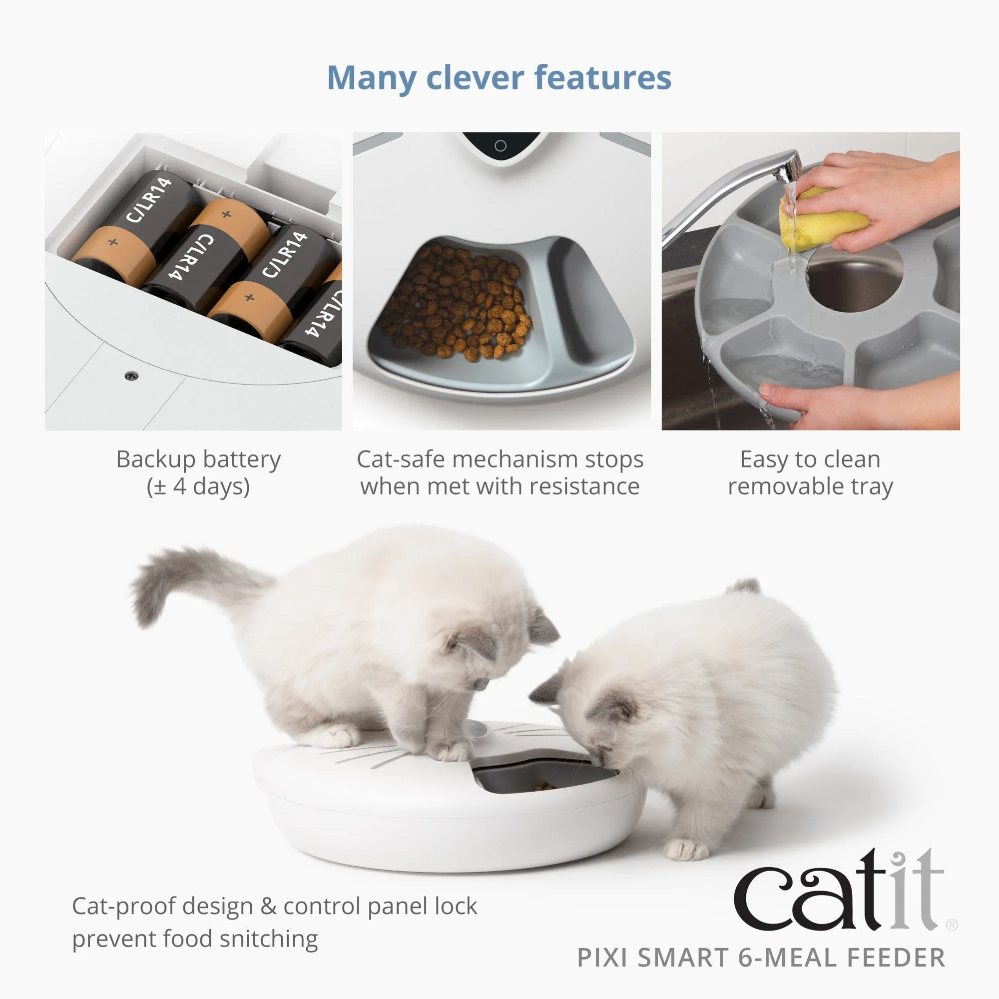 CATIT PIXI Smart 6-Meal Feeder