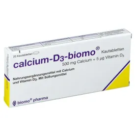 Chewable calcium uk, CALCIUM-D3-biomo chewable tablets 500 D