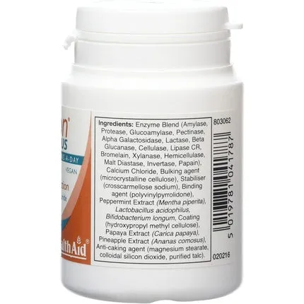 Digestonplus Vegan tablets 30 tablets, Healthaid