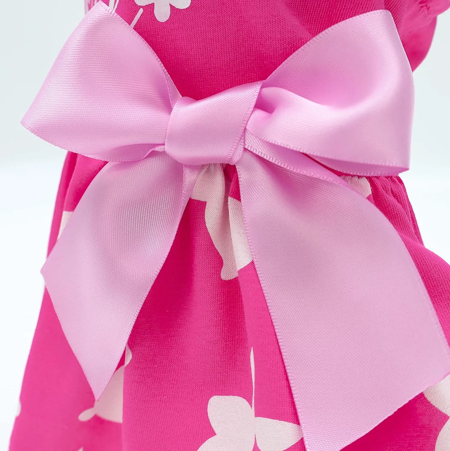 Fitwarm Eggstra Cute Easter Outfit, Bunny Dress, Holiday Clothes for Small Dogs and Cats, Hot Pink, Medium