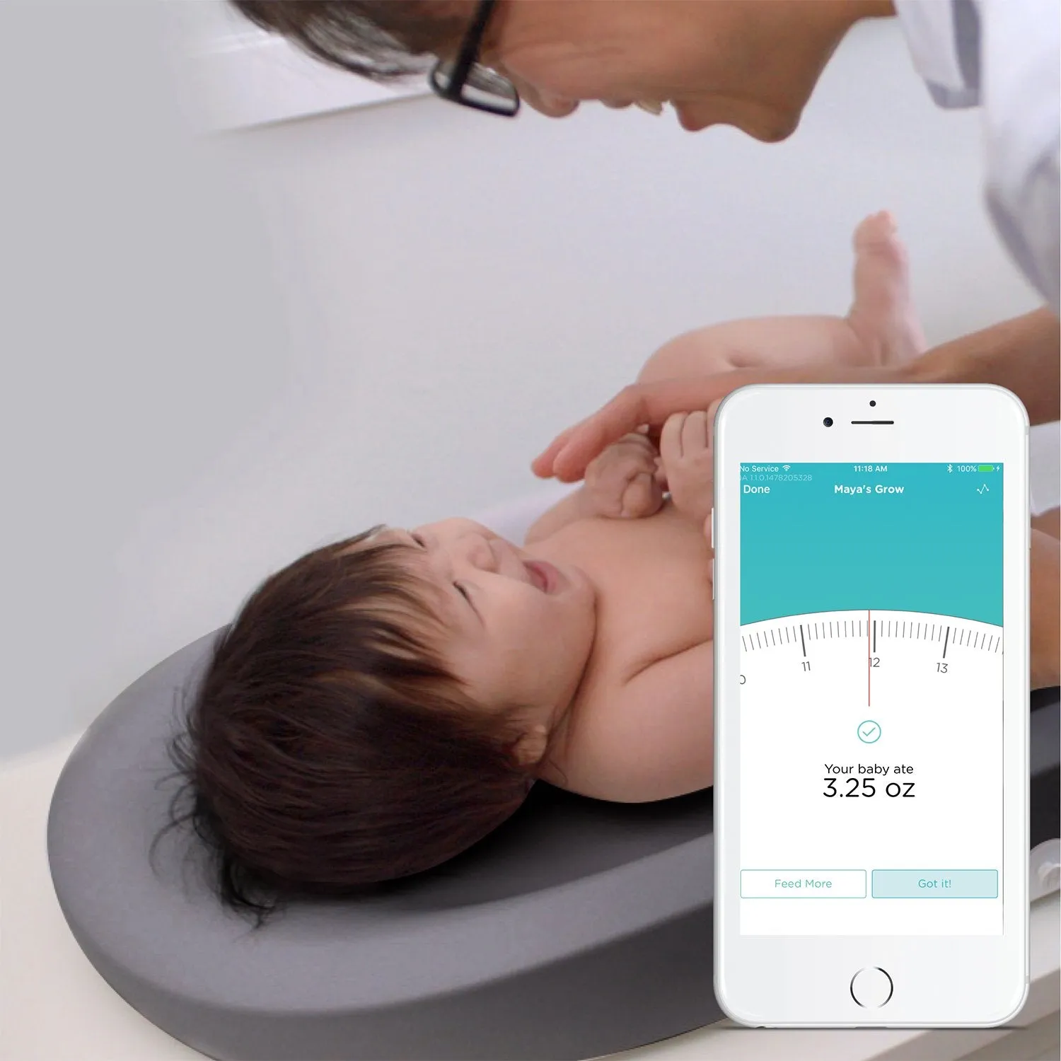 Hatch Grow Smart Changing Pad & Scale