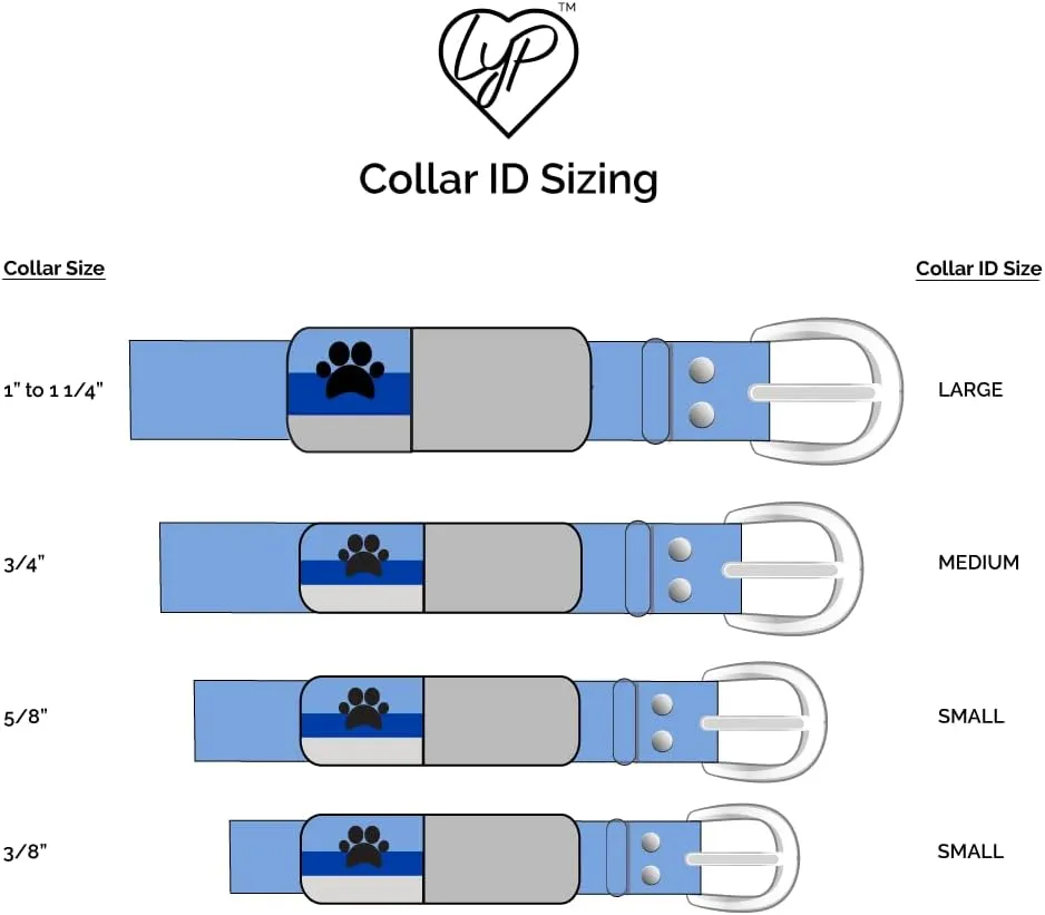 LYP Soundless Slide-On Collar Dog ID Tag - Designer Deep Engraved Silicone  Engraving Will Last - Pet ID Tags, Dog Tags, Cat Tags (Paw - Hot Pink, Medium)