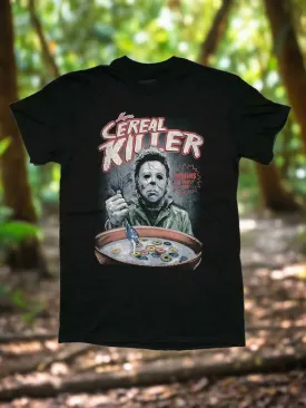 Men's Halloween Cereal Killer Parody Tee