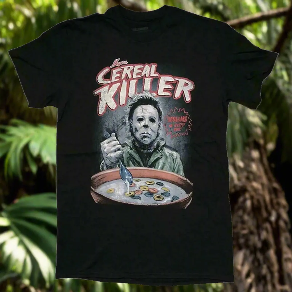 Men's Halloween Cereal Killer Parody Tee