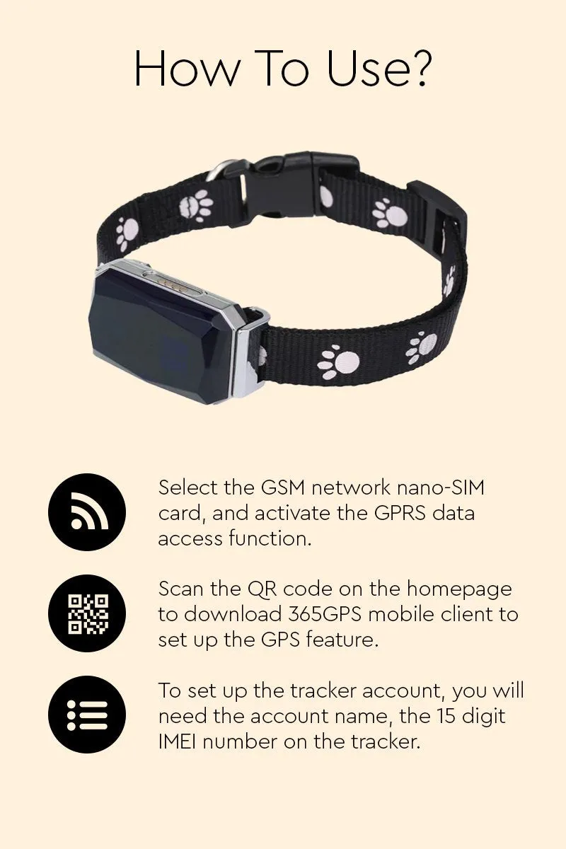 Multi-Purpose Smart Dog GPS Tracker
