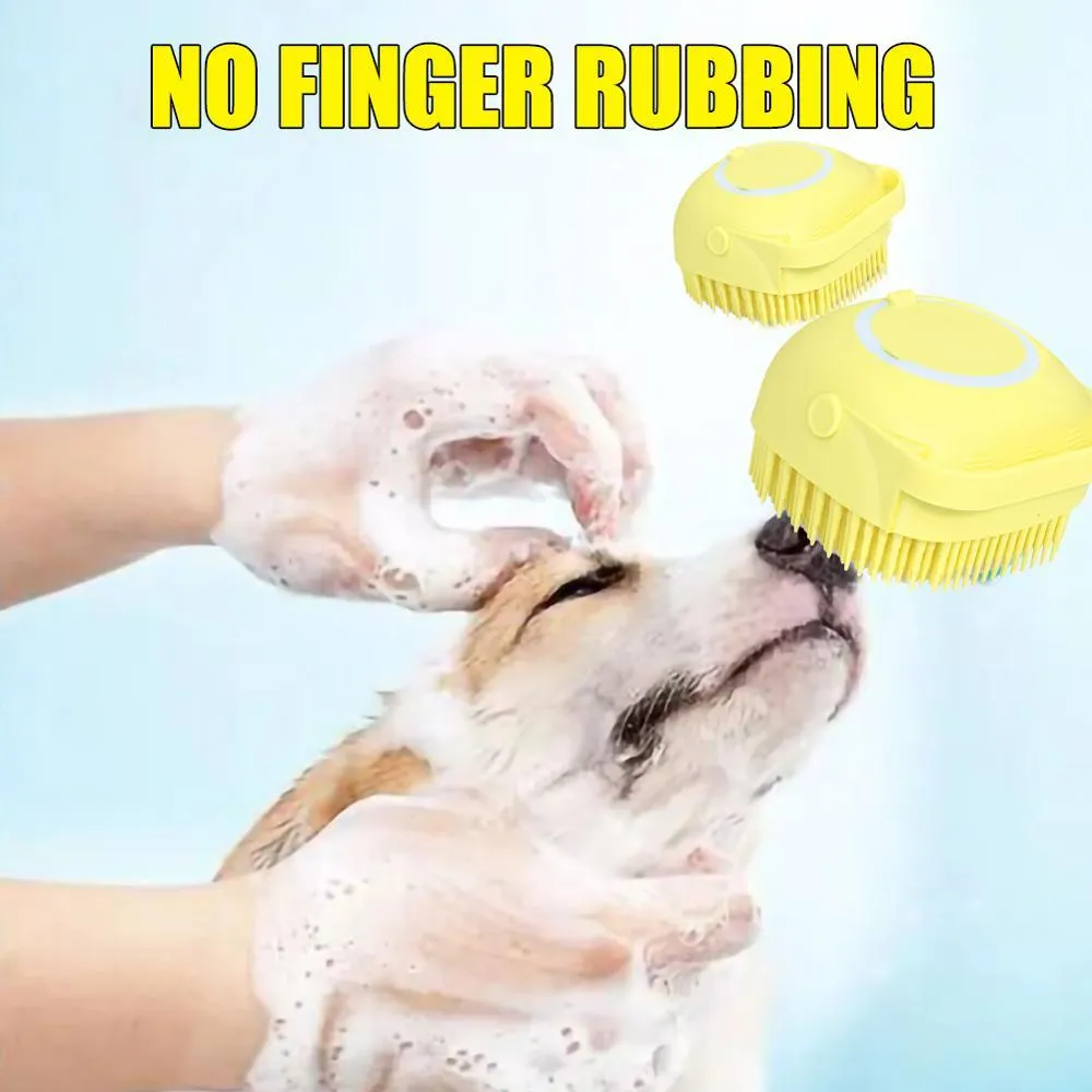 Multipurpose Silicone Bath Massage Soft Brush Pets and Other Usage