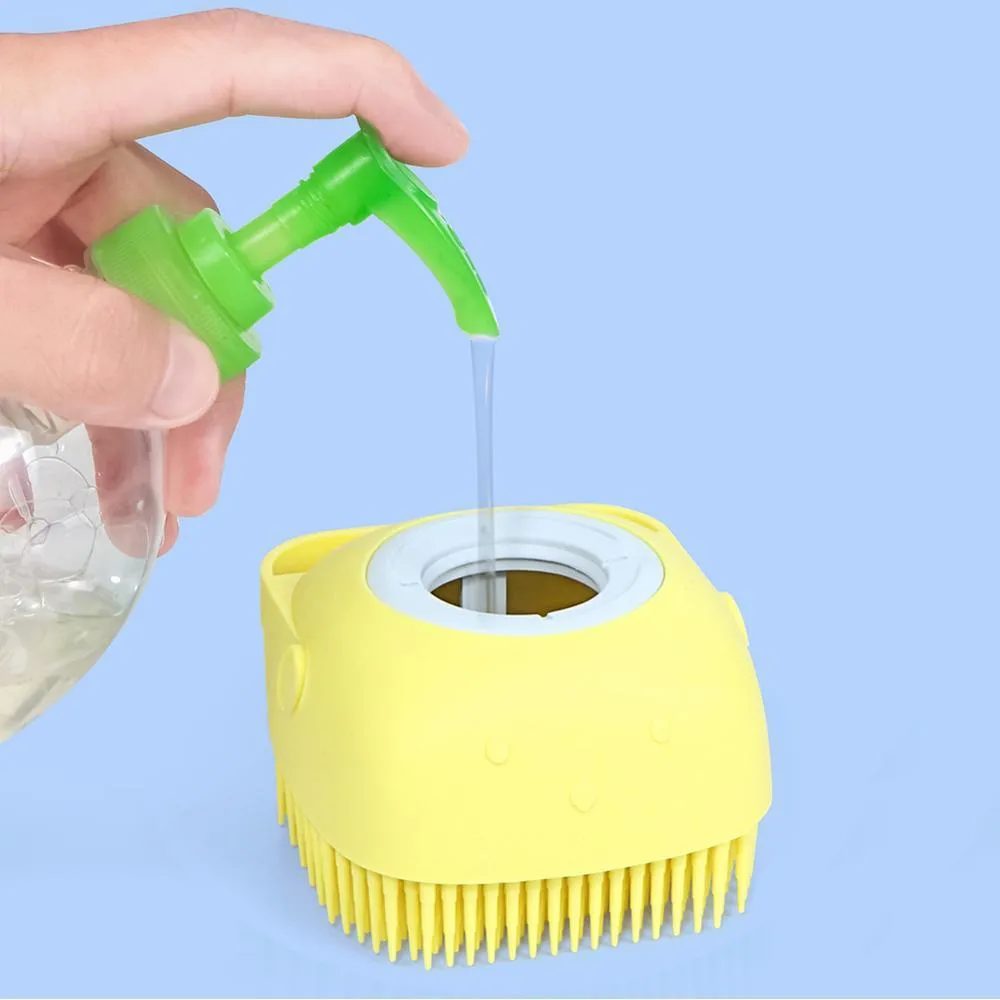 Multipurpose Silicone Bath Massage Soft Brush Pets and Other Usage