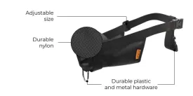 NYLON MUZZLE DOG EXTREME WITH D RING