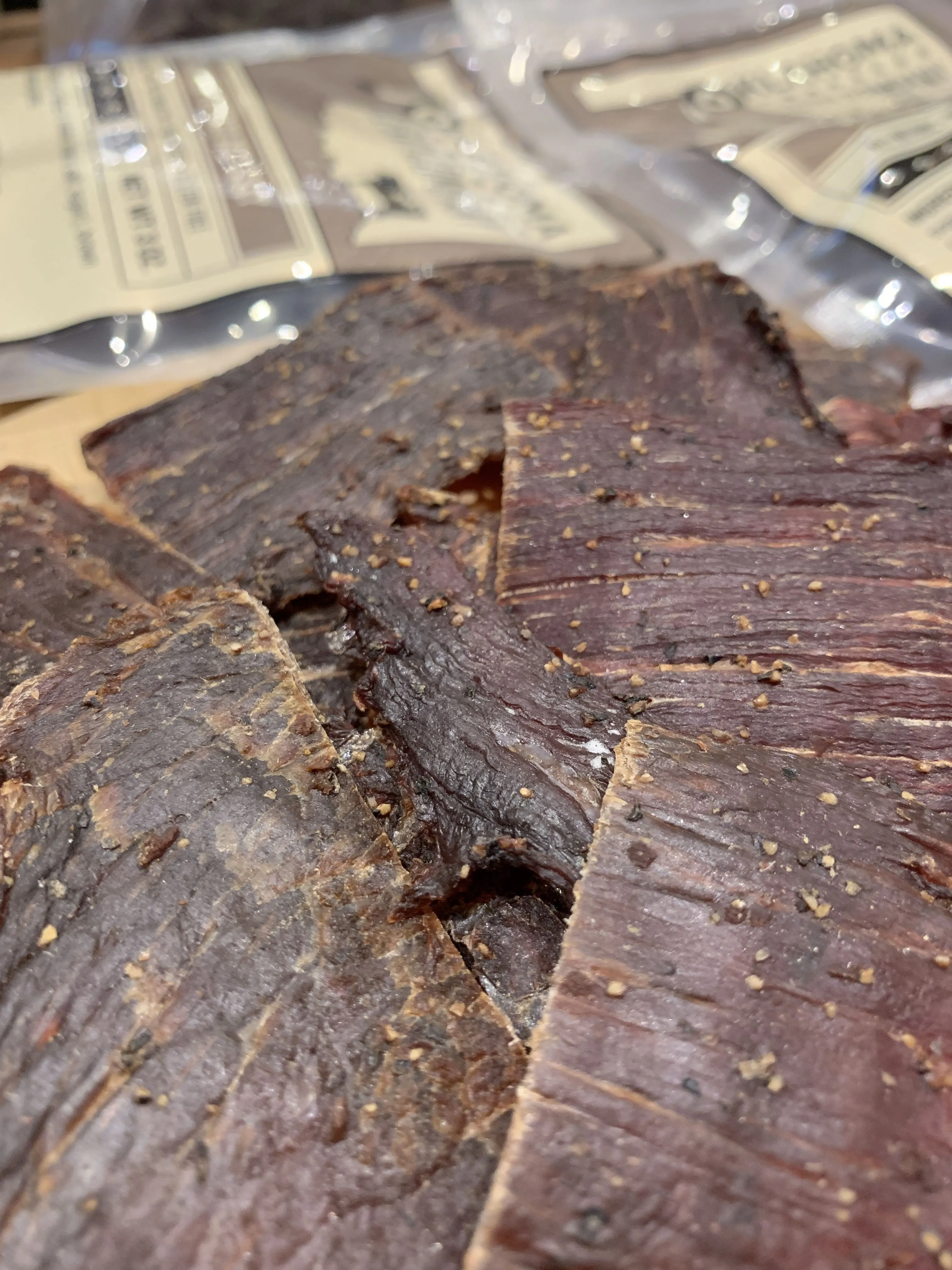 Old Fashioned Style Beef Jerky - Peppered