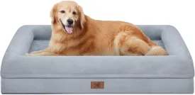 Orthopedic Washable Large Dog Bed: Large Dog Bed Bolster Waterproof - Dog Beds for Medium XLarge Extra Dogs with Removable Cover