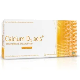 Osteoporosis treatment, CALCIUM, vitamin D3 acis, effervescent tablets