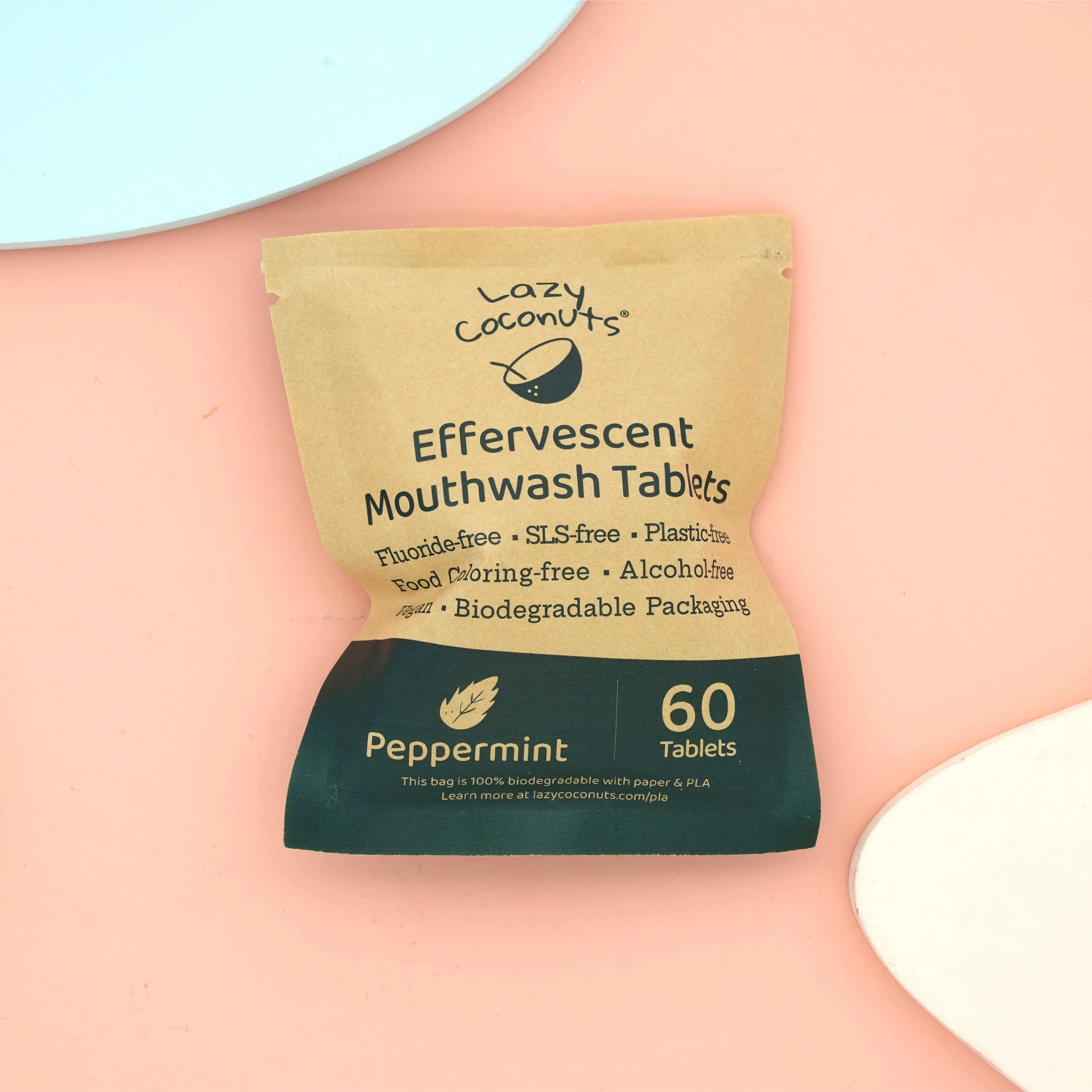Peppermint Mouthwash Tablets | 60 Tablets, Refill