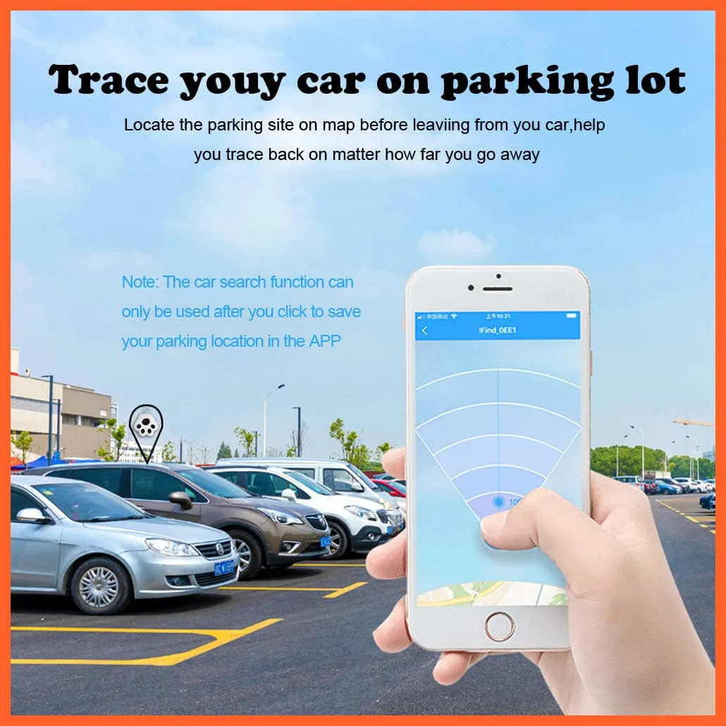 Pet Dog Gps Anti-Lost Alarm Wireless Bluetooth Tracker Car Wallet Key Collar Accessories
