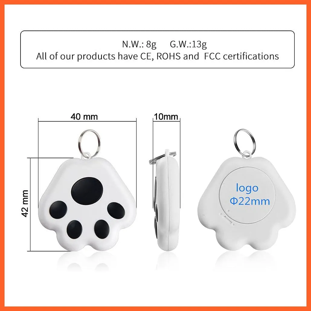 Pet Dog Gps Anti-Lost Alarm Wireless Bluetooth Tracker Car Wallet Key Collar Accessories