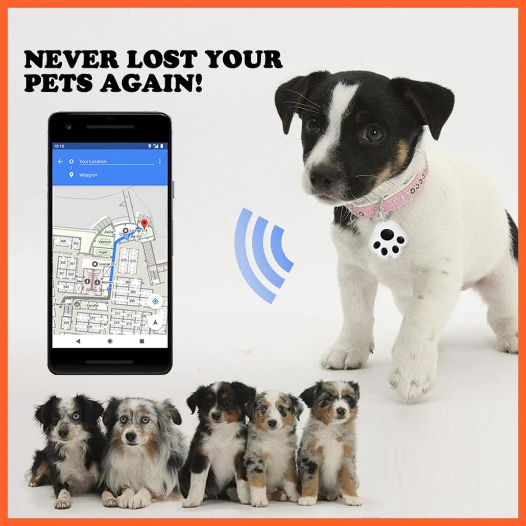 Pet Dog Gps Anti-Lost Alarm Wireless Bluetooth Tracker Car Wallet Key Collar Accessories