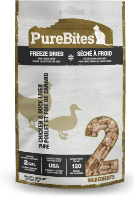 PureBites Chicken Breast & Freeze-Dried Cat Treats, 1.12oz / 32 g | Value Size (789079)