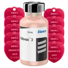 RabVac 3 Rabies Vaccine Kit with Tags