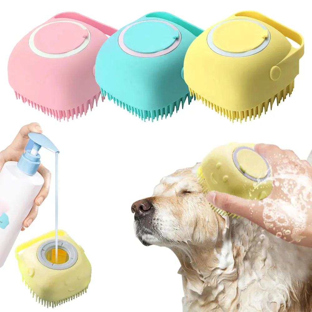 Silicone Pet Grooming Massage Brush