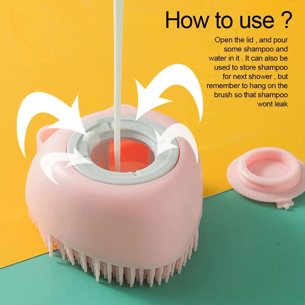 Silicone Pet Grooming Massage Brush