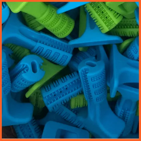 Silicone Pet Toothbrush | Dog Tooth Stick Brush