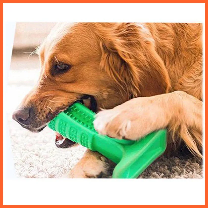 Silicone Pet Toothbrush | Dog Tooth Stick Brush