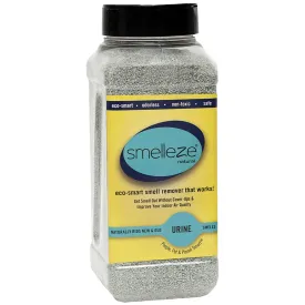 SMELLEZE Natural Urine Smell Removal Deodorizer: 2 lb. Granules Stops Urine Stench
