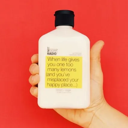 When life gives you one too many lemons (and you've misplaced your happy place...) <b>hand/body lotion</b>