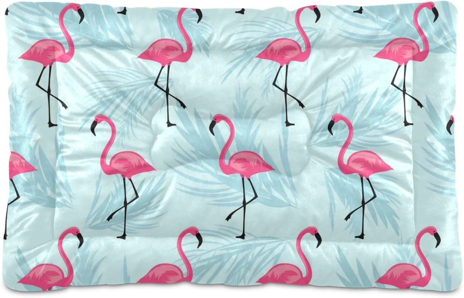 xigua Flamingo Pet Bed, Soft Anti-Slip Dog Cat Bed Pet Mattress for Small Medium Large Dogs and Cats, 24 x 18 Inch