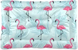 xigua Flamingo Pet Bed, Soft Anti-Slip Dog Cat Bed Pet Mattress for Small Medium Large Dogs and Cats, 24 x 18 Inch