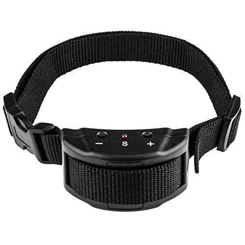 Zacro DC395 Dog No Bark Collar for Bark Control with 7 Levels Adjustable Sensitivity Control, Electric Anti-Bark Shock Collar for Dogs, 15-120 lb, Fits for Large and Medium Dogs (27in)